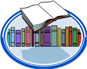 Books shelved open